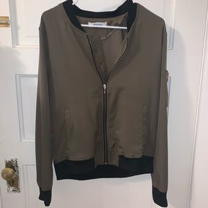 Dark Green Bomber Jacket